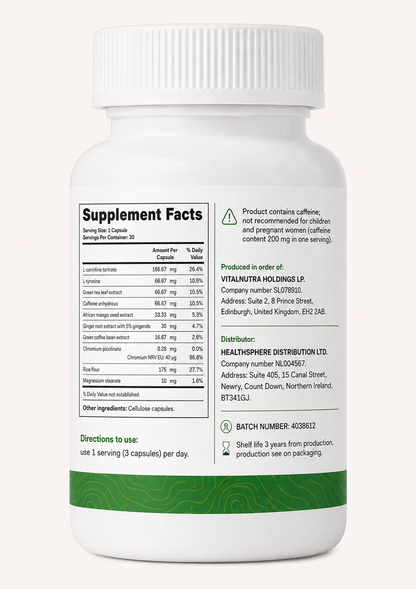 METABO Complex – Daily Metabolic Wellness & Natural Balance Support – 30 Capsules