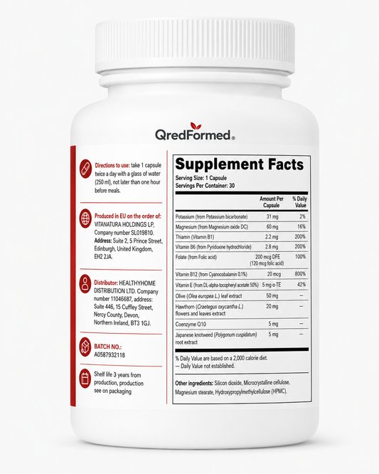 Meucardino – Daily Heart & Circulation Wellness Support – 30 Capsules
