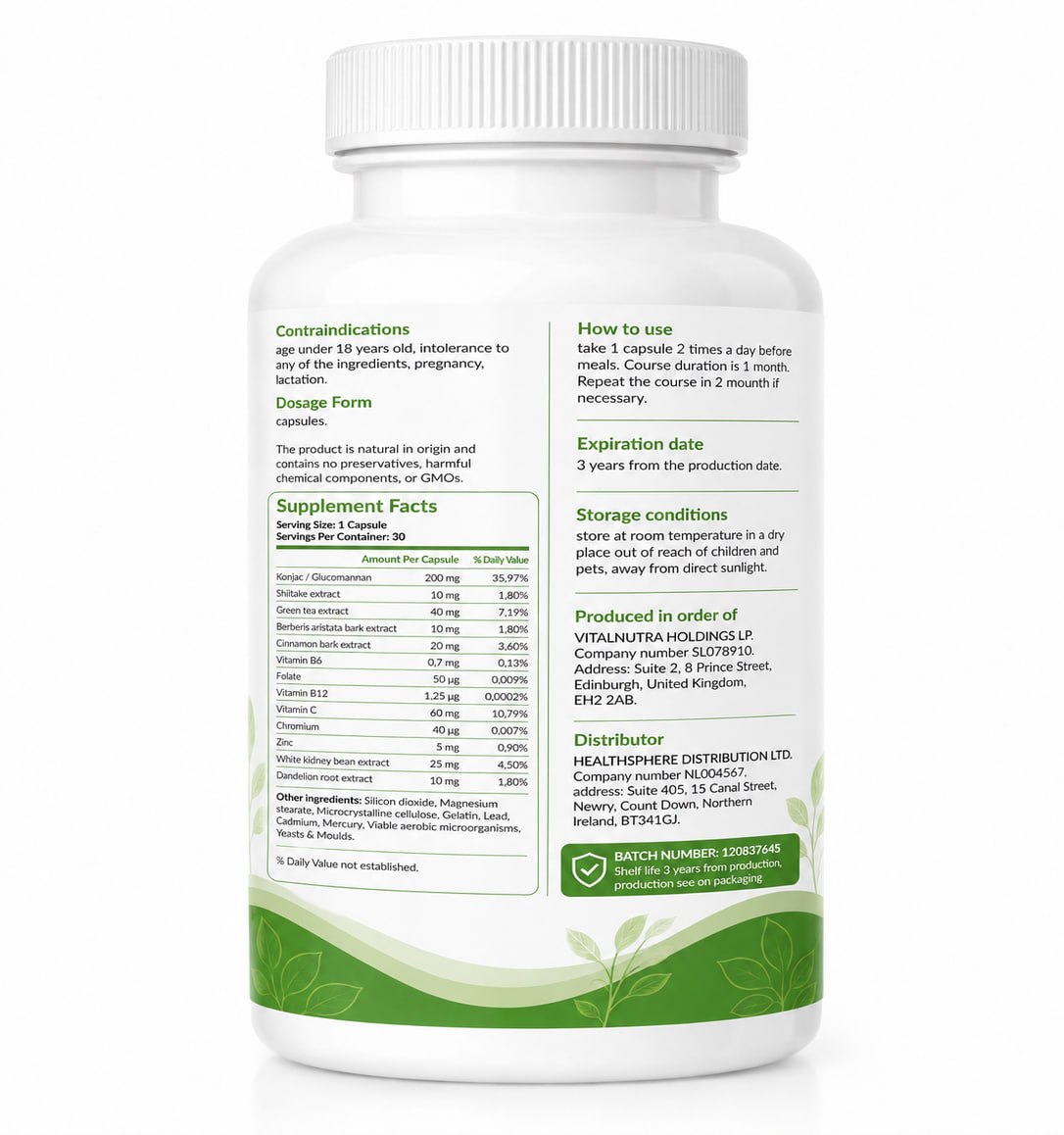 Morim Sling – Daily Weight Management & Digestive Balance Support – 30 Capsules