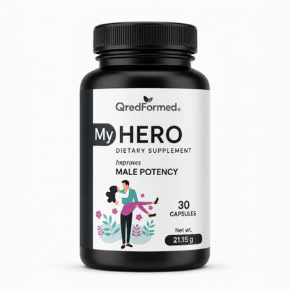My HERO – Men’s Wellness & Vitality Support Capsules – 30 Capsules