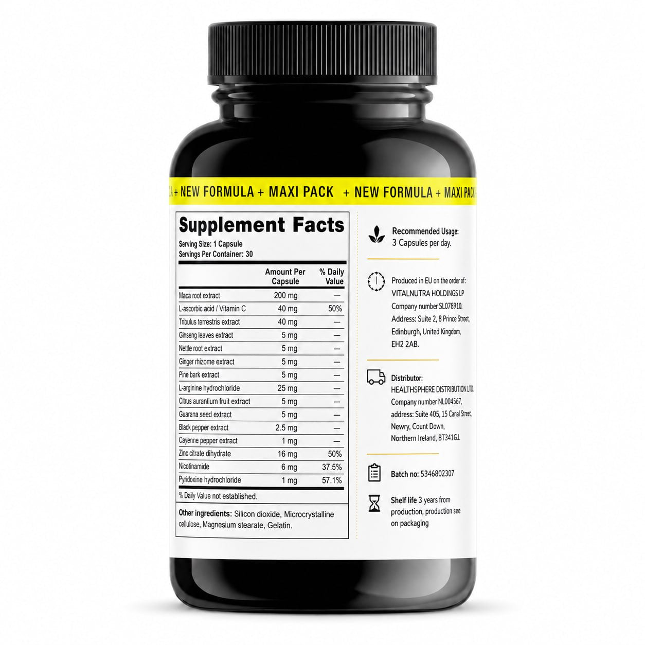 Mykitol White – Everyday Energy & Metabolic Wellness Formula – 30 Capsules