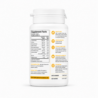 My SUGAR – Metabolic Wellness Support Capsules – 30 Capsules