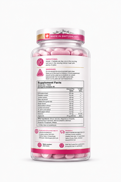 Nature Shield Women’s Vitamins – Women’s Daily Wellness Formula – 60 Tablets