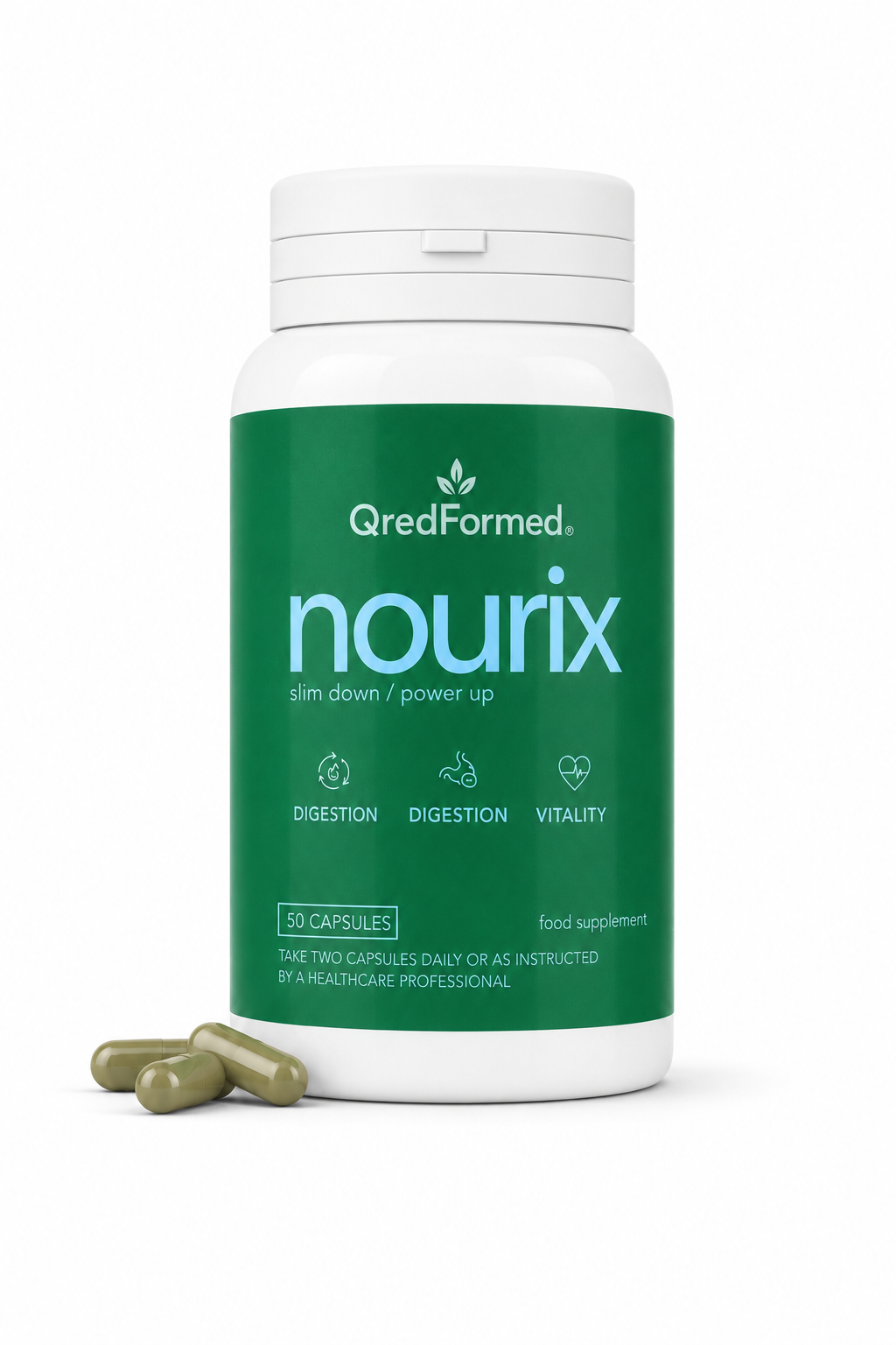 Nourix – Active Metabolism & Daily Energy Support Formula – 30 Capsules
