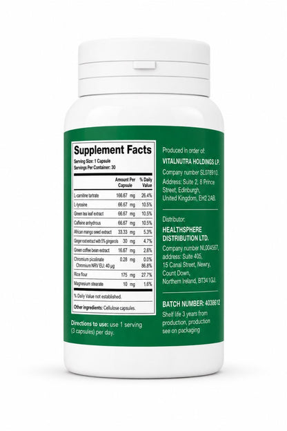 Nourix – Active Metabolism & Daily Energy Support Formula – 30 Capsules
