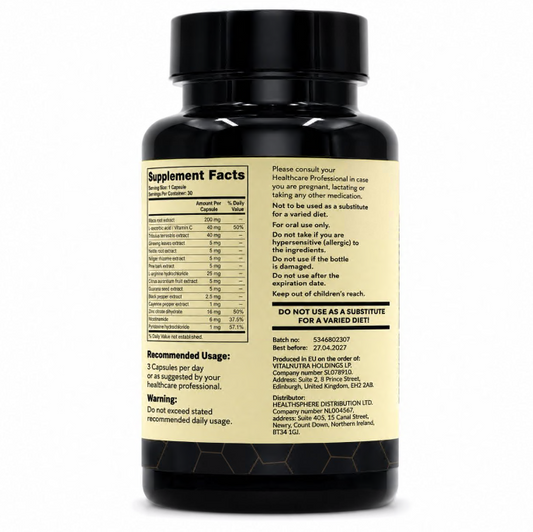 PERFORM – Men’s Wellness & Vitality Support Capsules – 30 Capsules