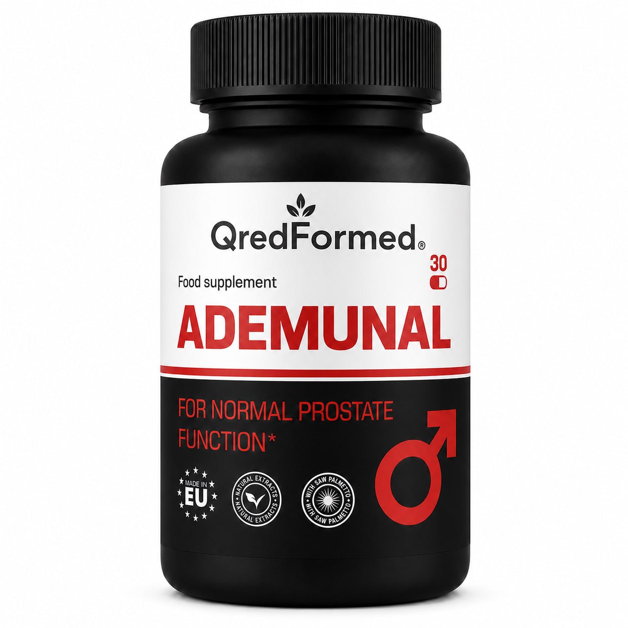 ADEMUNAL – Men’s Prostate & Urinary Wellness Support – 30 Capsules
