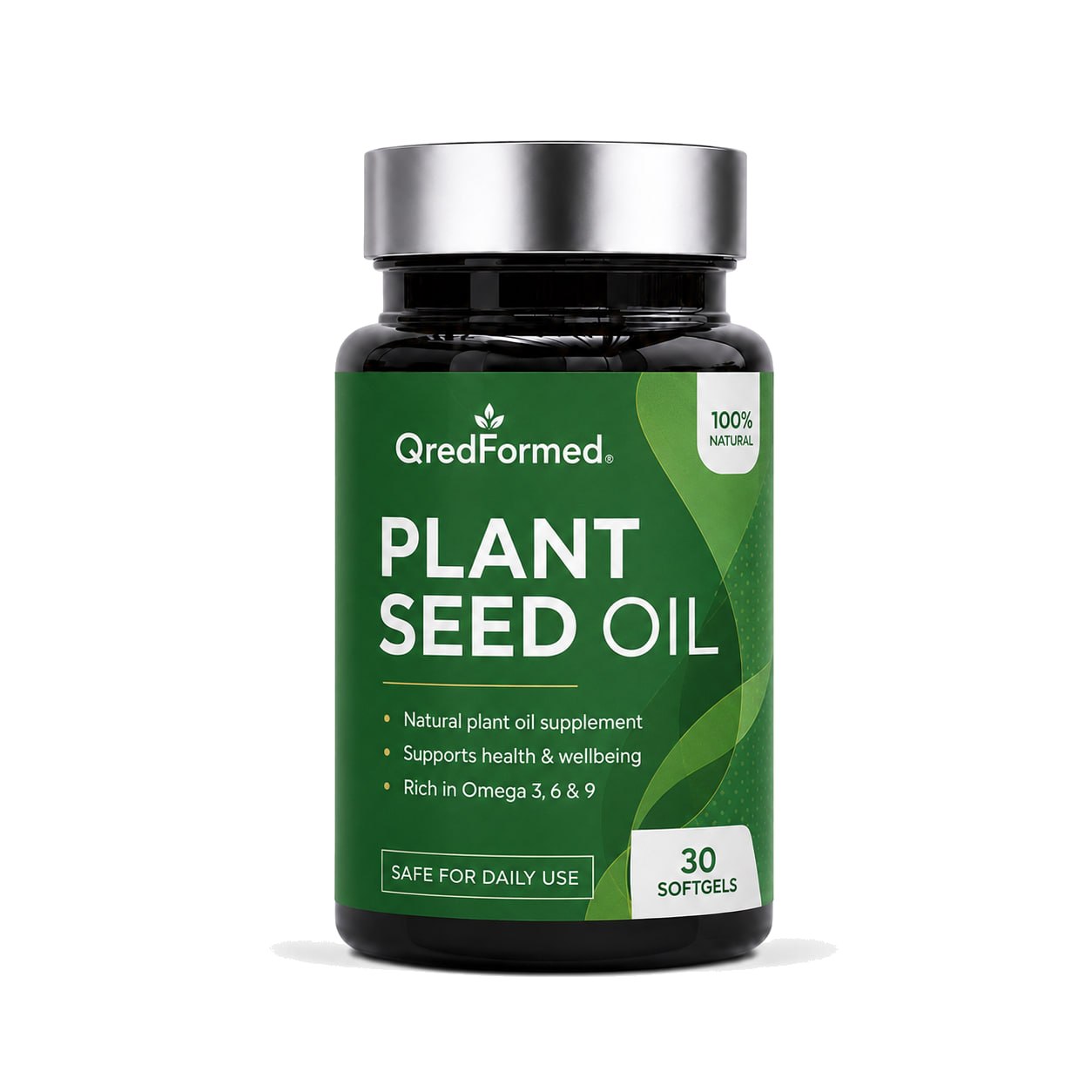 Plant Seed Oil – Daily Nutritional Wellness Softgels – 30 Softgels