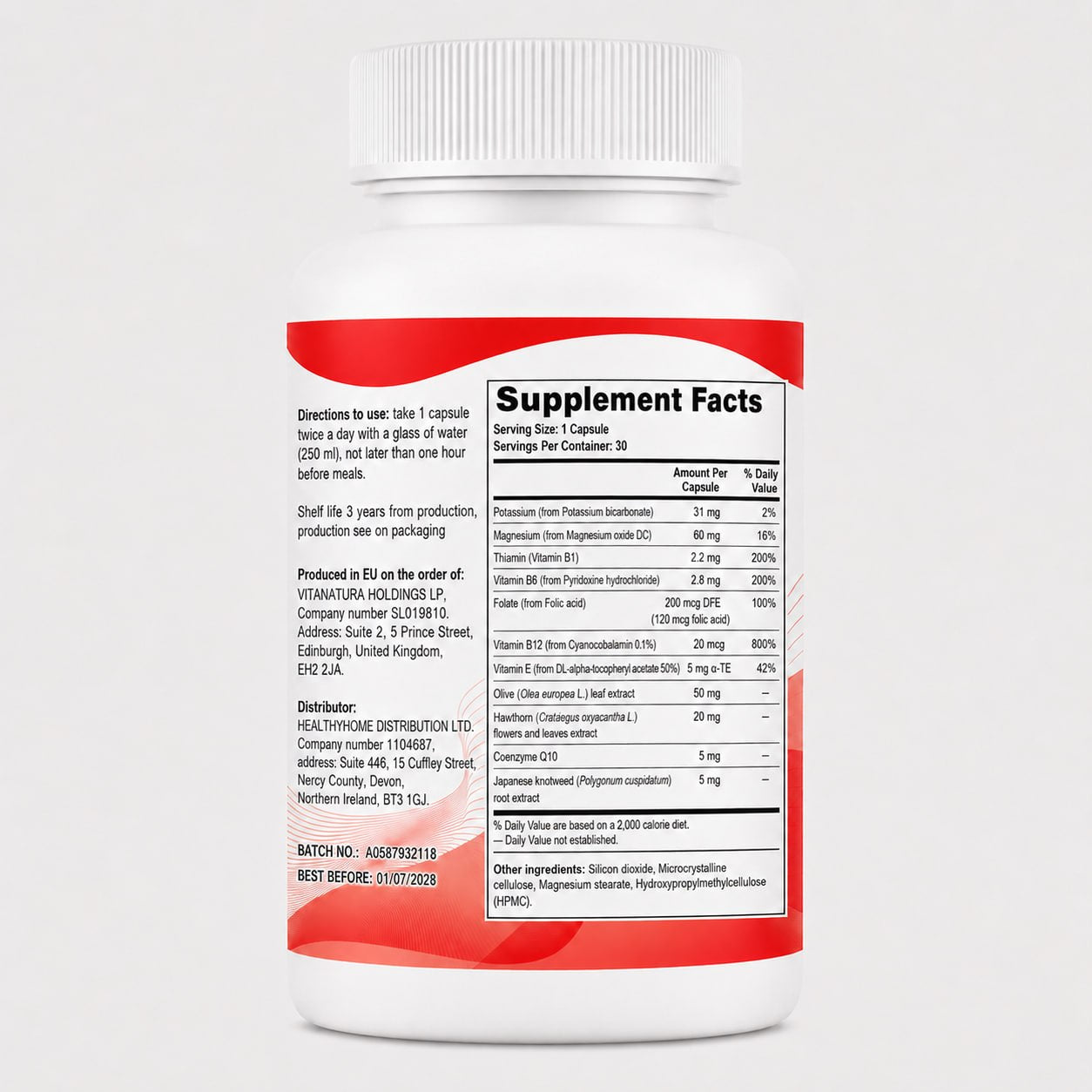 HYPERTIN – Everyday Cardiovascular Wellness Support – 30 Capsules