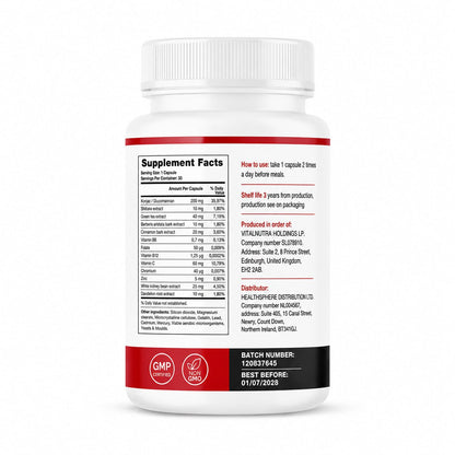 Gluconax – Everyday Metabolic & Nutritional Wellness Formula – 30 Capsules