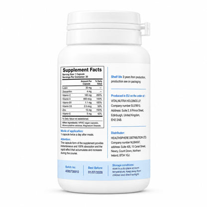 Cleaview – Vision Wellness & Daily Nutrition Formula – 30 Capsules