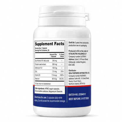 NuProstate – Men’s Prostate & Urinary Wellness Support – 60 Capsules