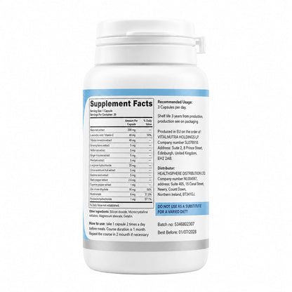 Ursacin – Men’s Vitality & Reproductive Wellness Support – 30 Capsules