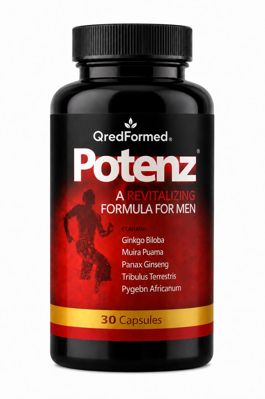 Potenz – Men’s Daily Vitality & Energy Support Formula – 30 Capsules