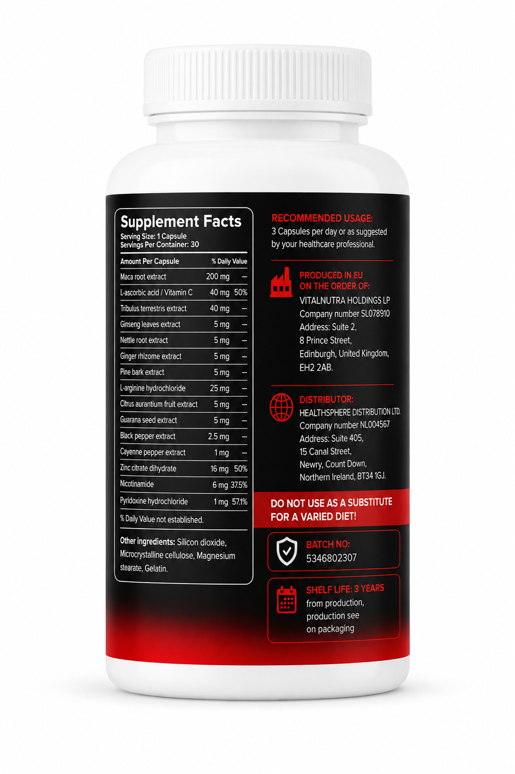 Prostamin Forte – Men’s Wellness Formula – 30 Capsules