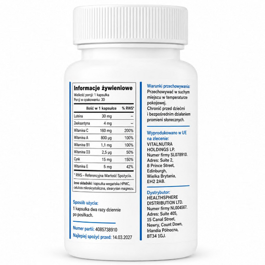 Razetiw - Eye Care & Daily Vision Support - 30 Capsules