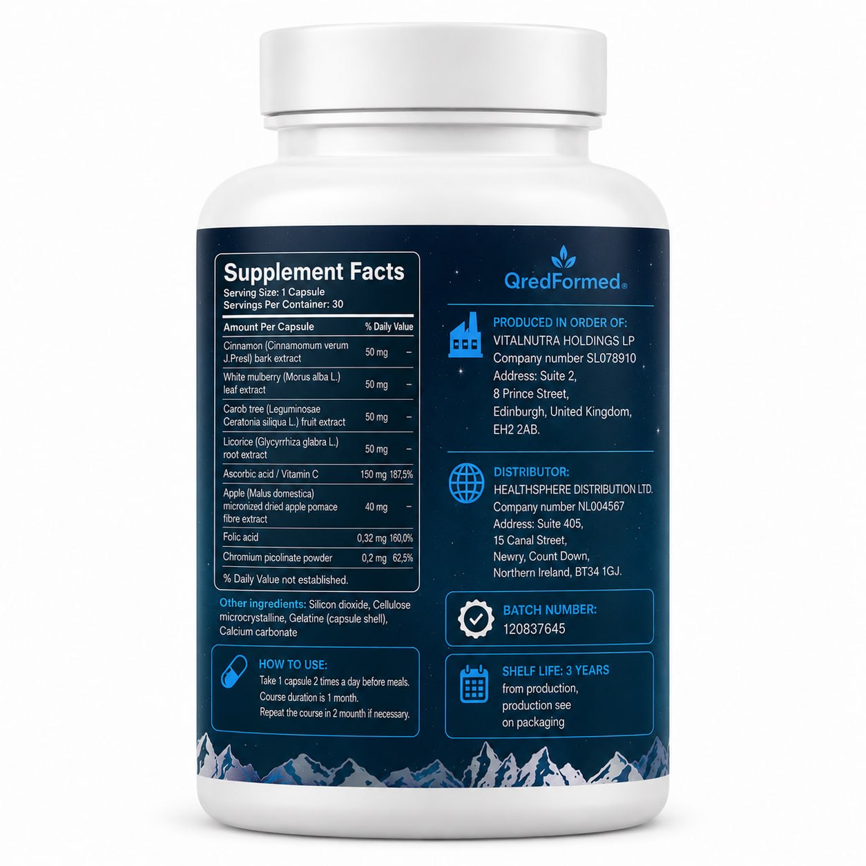 Sedamin – Daily Calm & Wellness Formula – 30 Capsules