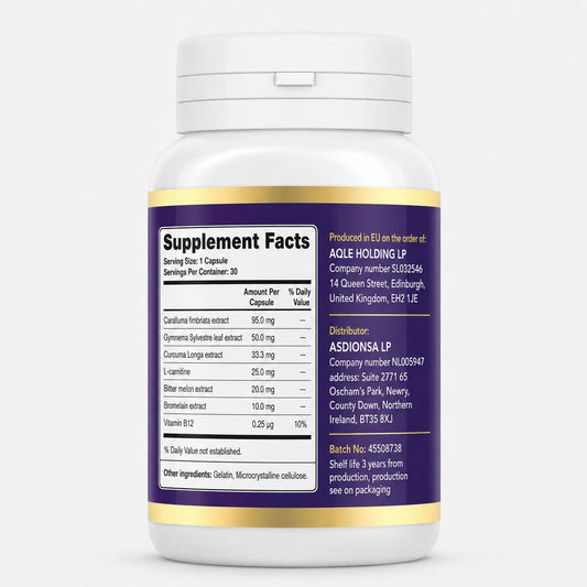 Slimberry – Active Metabolism & Daily Energy Support Formula – 30 Capsules