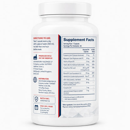 Tonevit – Cardiovascular Wellness Formula – 30 Capsules