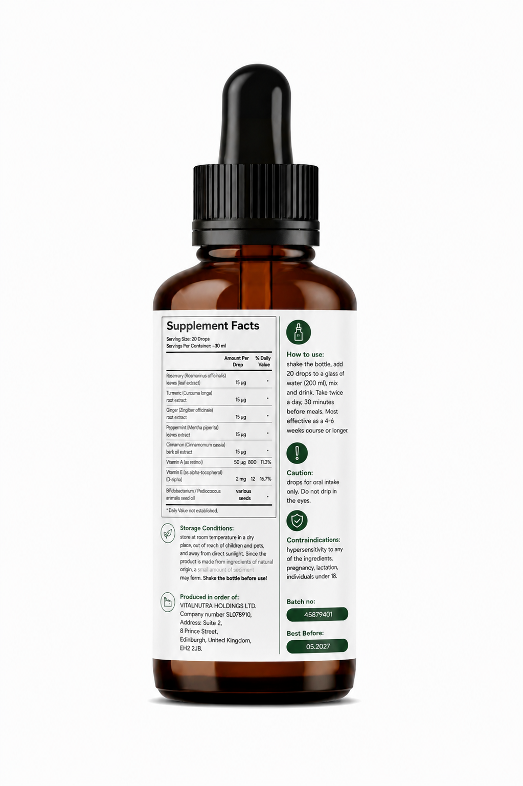 TrimDrops – Digestive Wellness Support – 30 ml