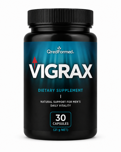 Vigrax – Men’s Vitality & Daily Performance Support Capsules – 30 Capsules