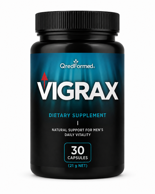 Vigrax – Men’s Vitality & Daily Performance Support Capsules – 30 Capsules