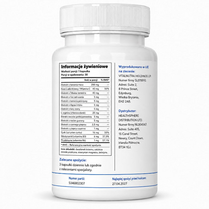 Virtisan - Men’s Energy & Stamina Support - 30 Capsules