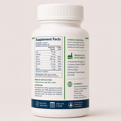 Visitec – Eye Wellness Formula – 30 Capsules